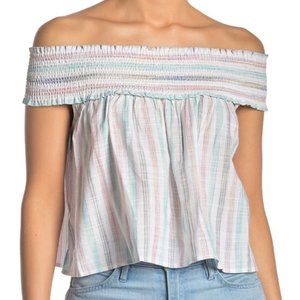 NWT cupcakes and cashmere Off-the-Shoulder Top